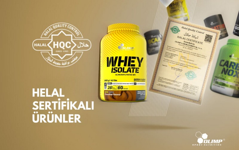 OLIMP SPORT NUTRITION KALİTESİ HELAL SERTİFİKASI İLE ONAYLANDI !